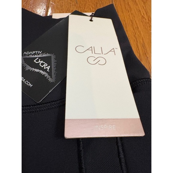 New CALLA Black High Waist Leggings size XS Mesh Panel Athletic Yoga Pants - Picture 14 of 14